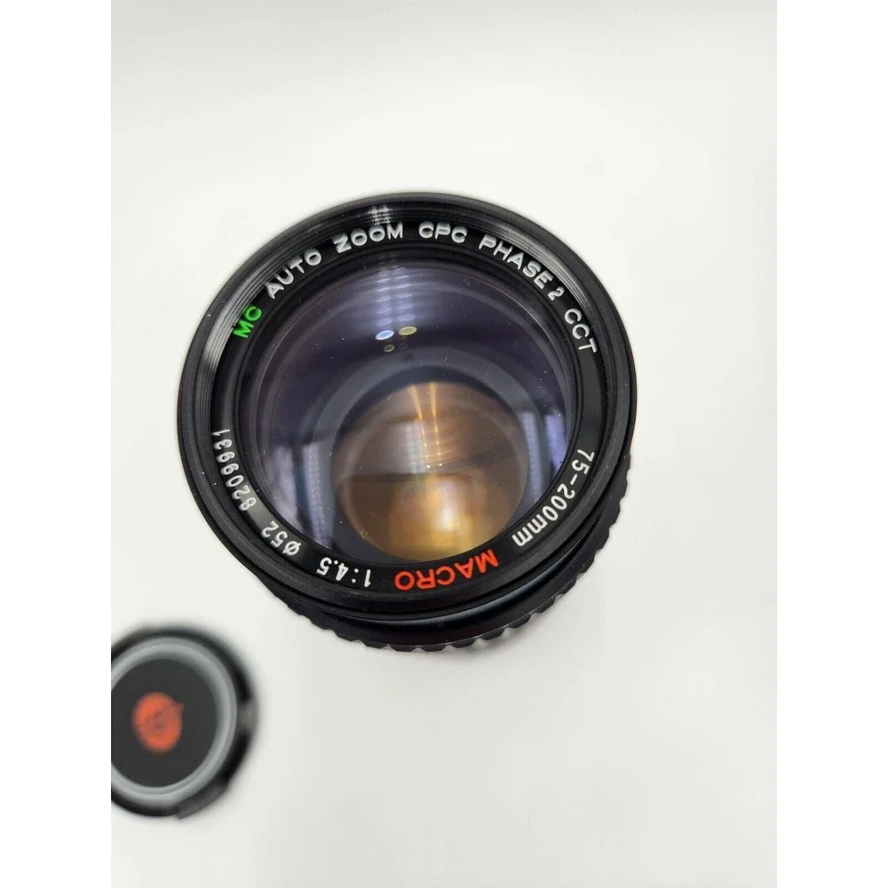 Vintage Genuine CPC Phase 2 CCT 75-200mm MC Auto Zoom LENS MACRO with Case-JAPAN